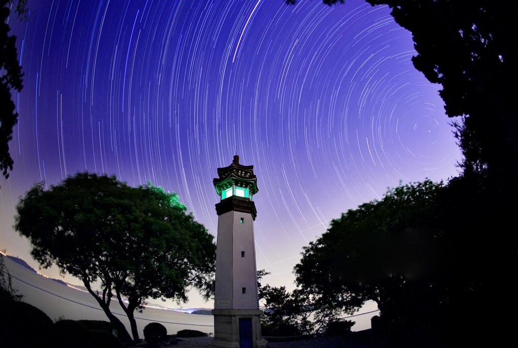 浪漫七夕夜流星雨图片