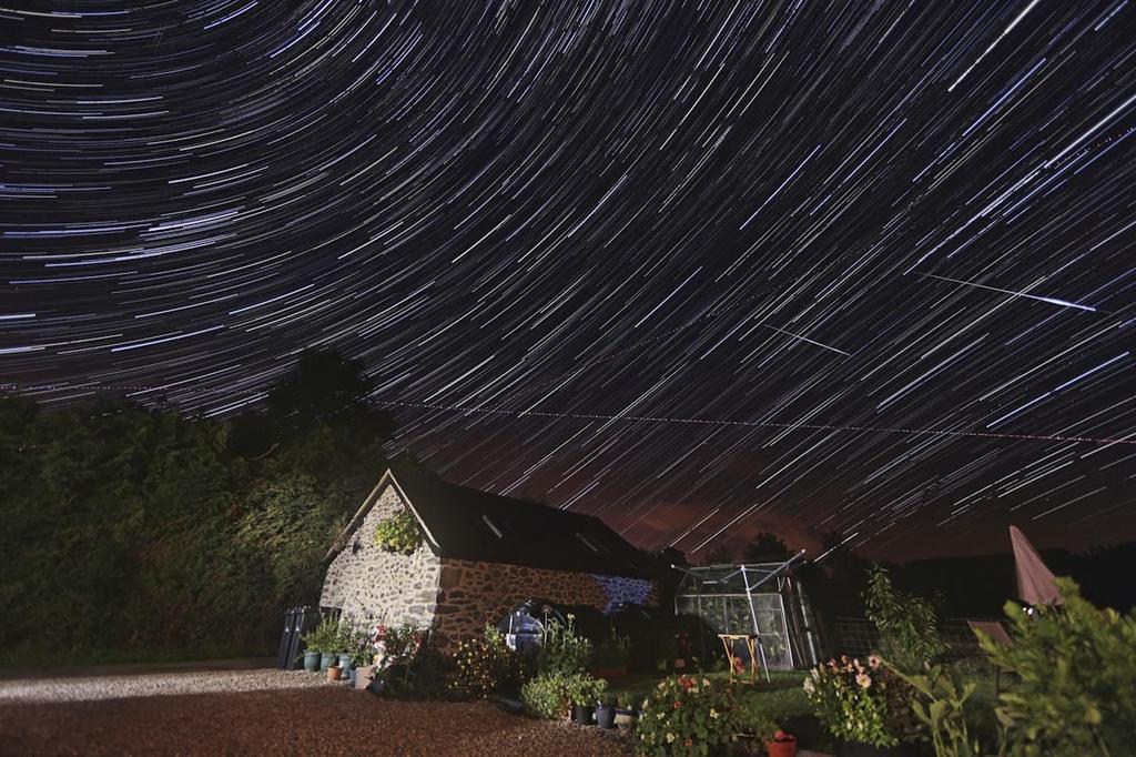 最美流星雨奇景七夕图片