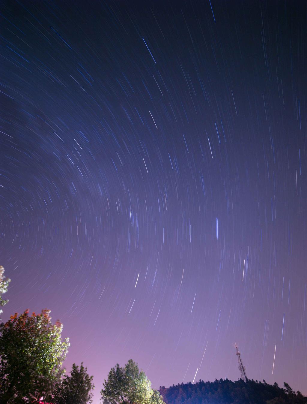最美流星雨奇景七夕图片