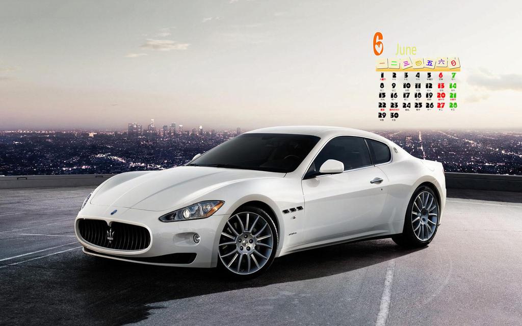 2015年6月日历汽车壁纸