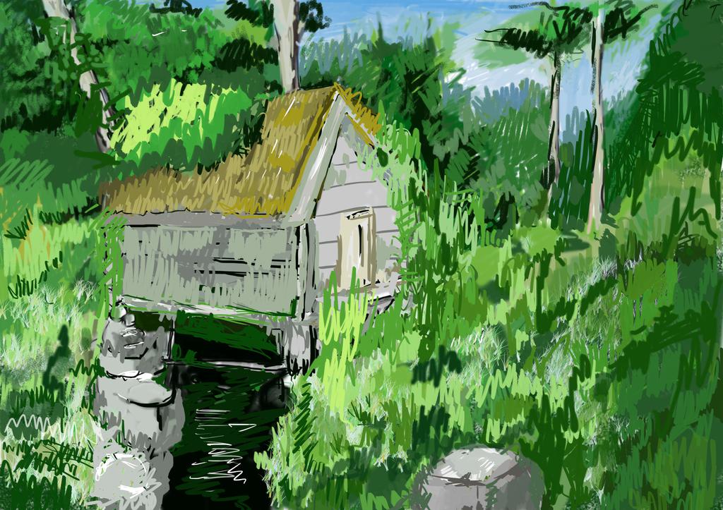 卡通森林场景图片