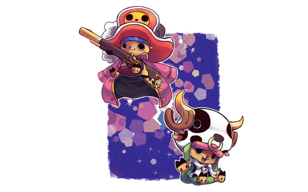 海贼王可爱卖萌乔巴电脑壁纸