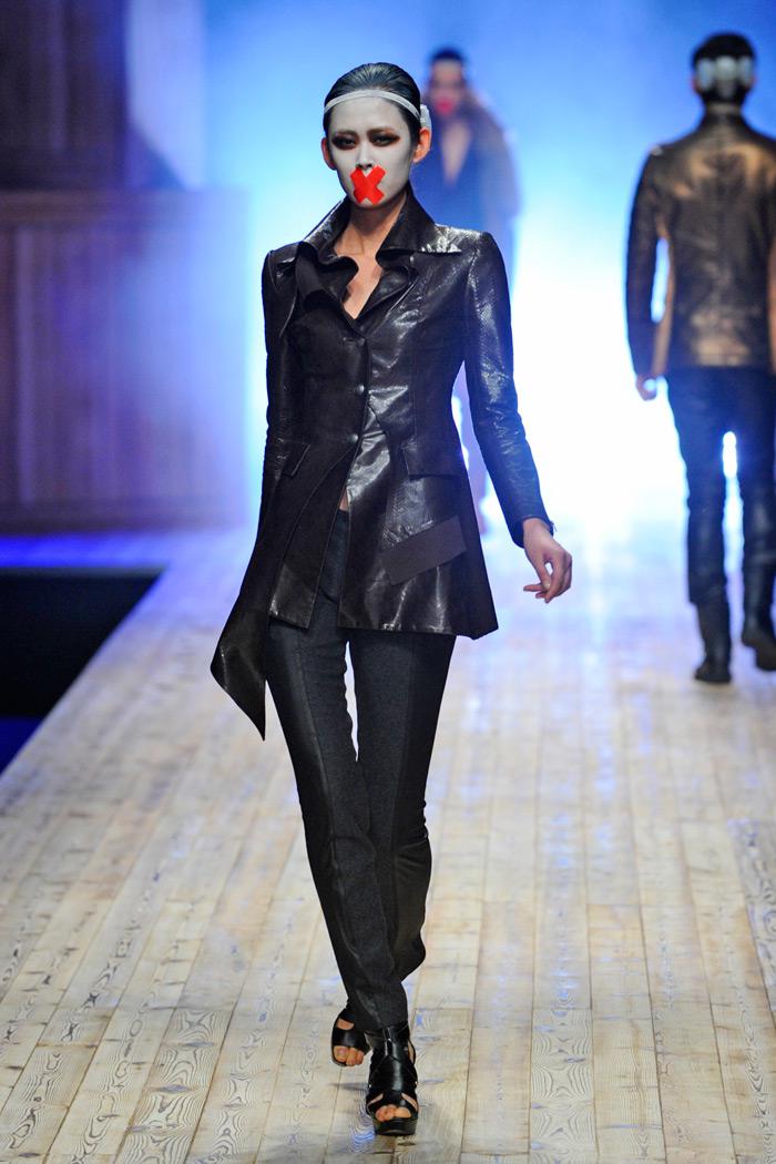 时装模特那广子写真图片