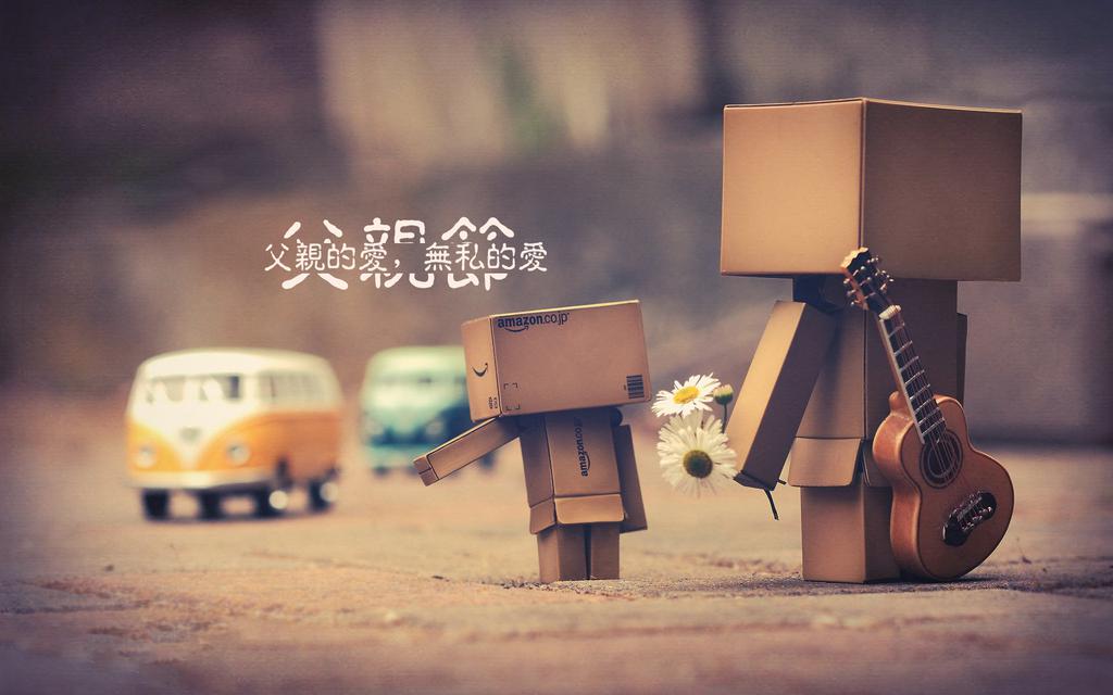 纸盒人阿楞父亲节壁纸