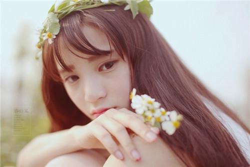 甜美女孩唯美图片