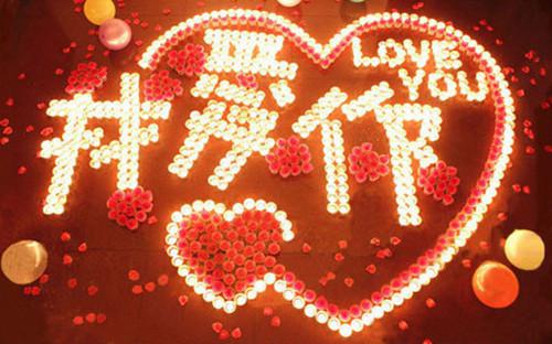 浪漫蜡烛场景图片