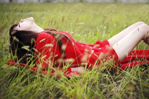 森系女生意境图片