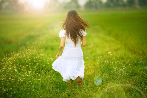 森系女生意境图片