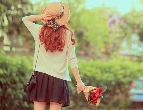 森系女生意境图片