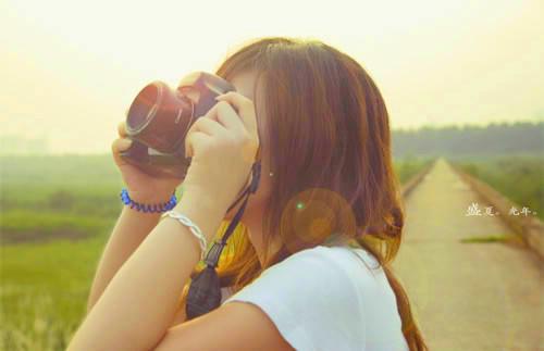 森系女生意境图片