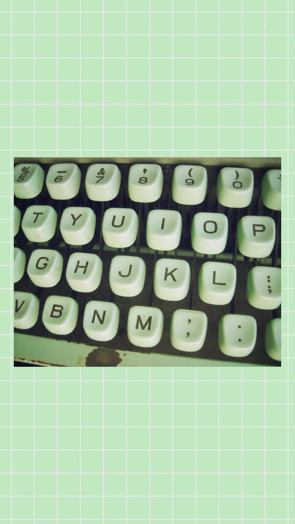 薄荷绿创意清新手机壁纸