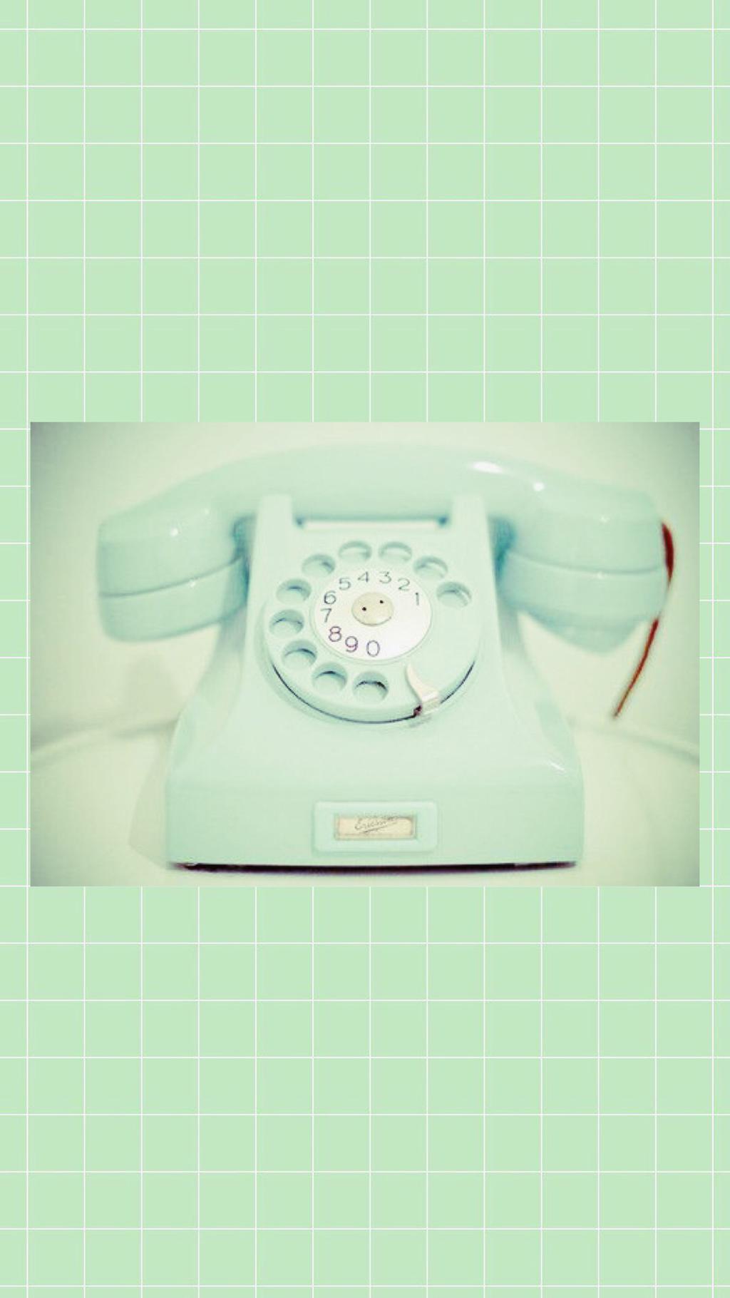 薄荷绿创意清新手机壁纸