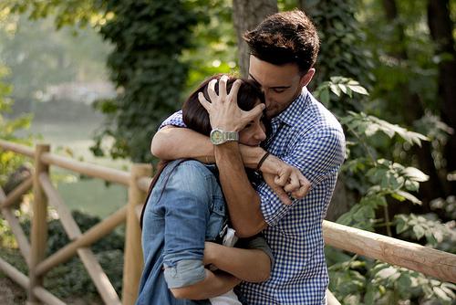 相爱的欧美范情侣图片