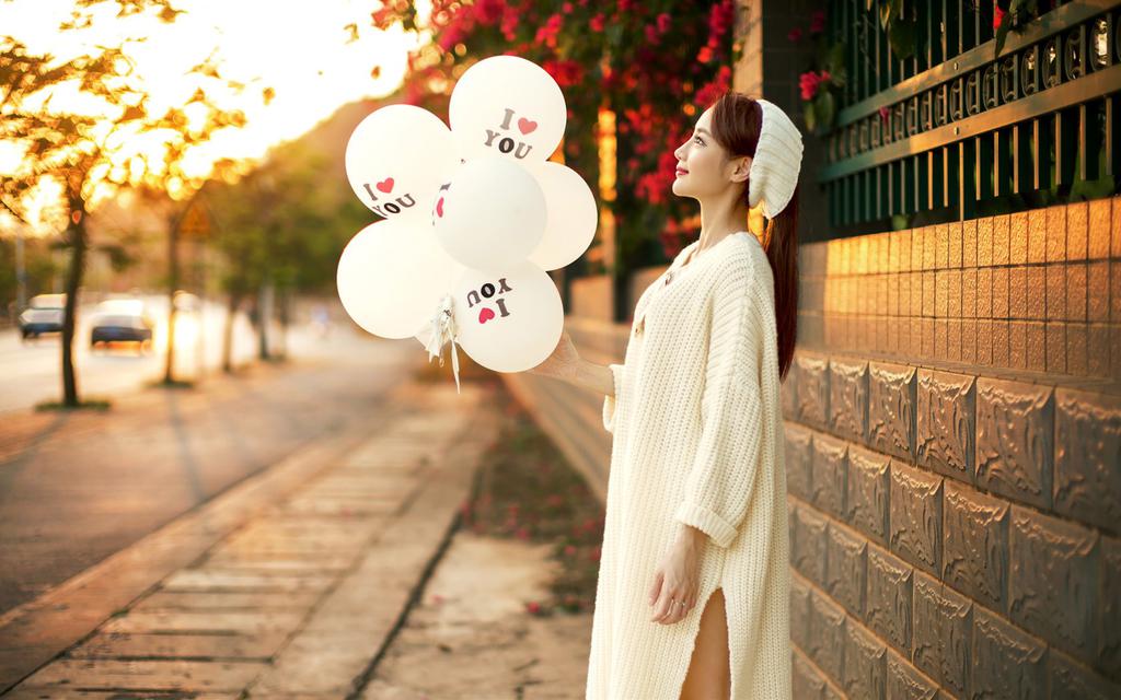 气质美女唯美写真壁纸