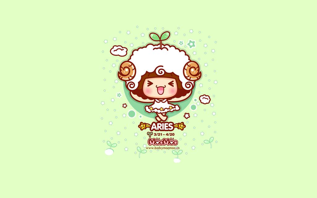 可爱摩丝摩丝12星座壁纸