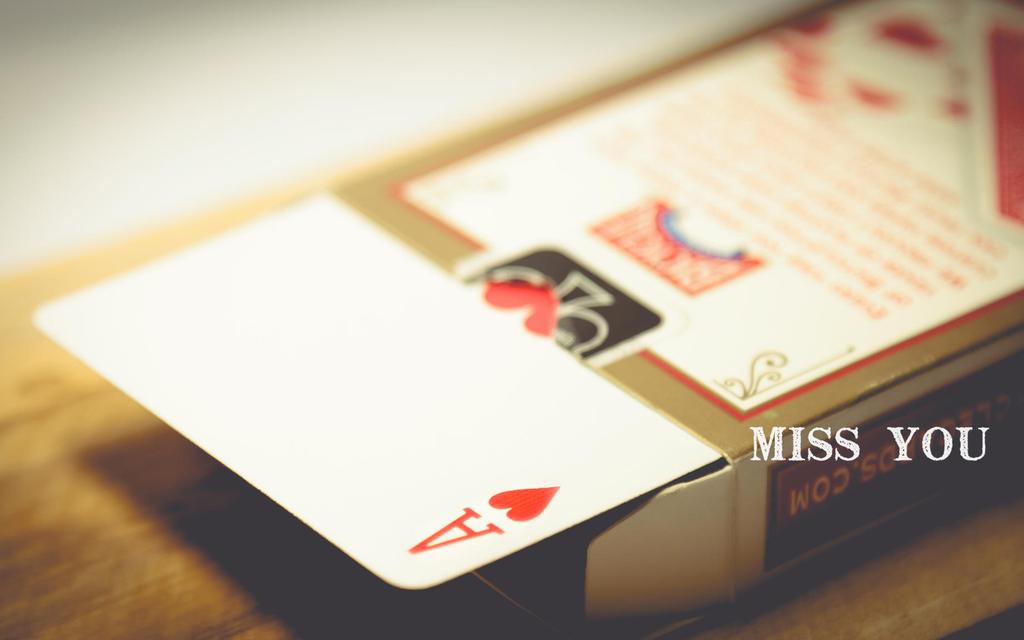 唯美清新miss you桌面壁纸