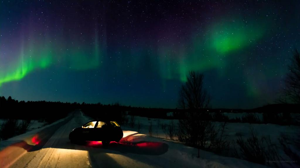 唯美绚丽的极光