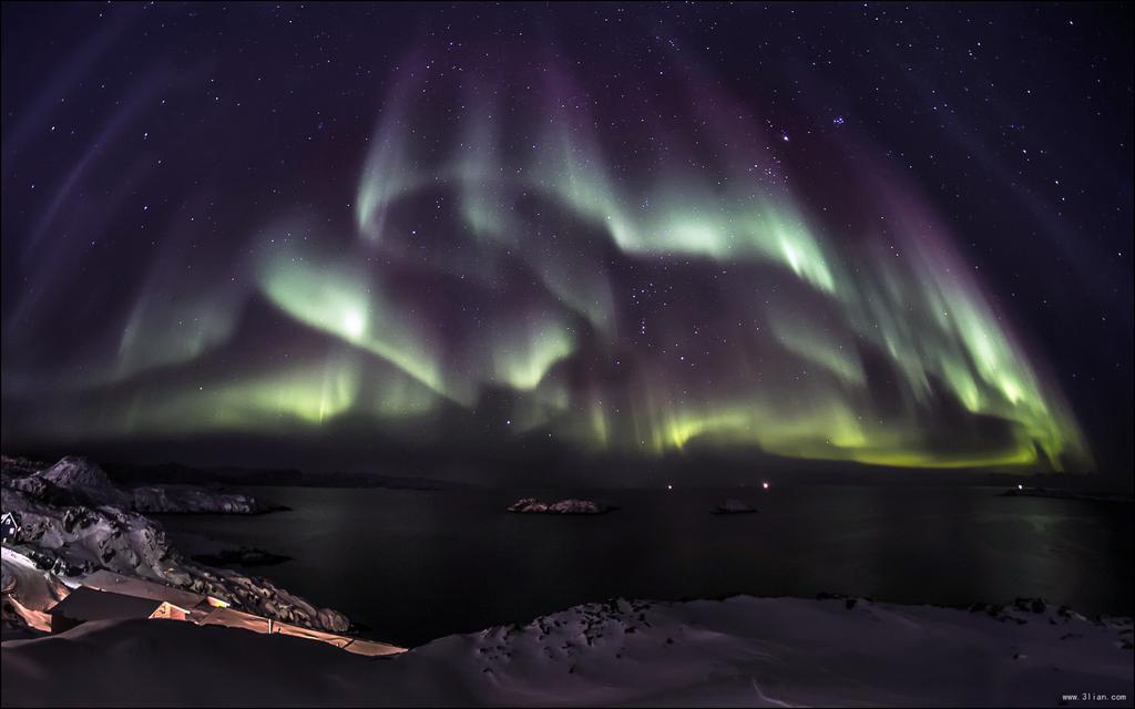 唯美绚丽的极光
