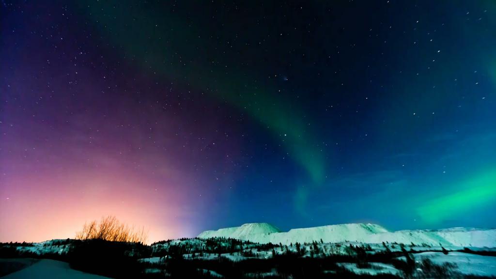 唯美绚丽的极光