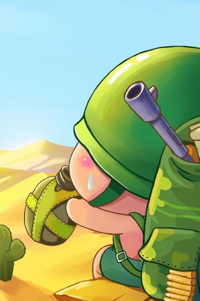 可爱搞怪炮炮兵