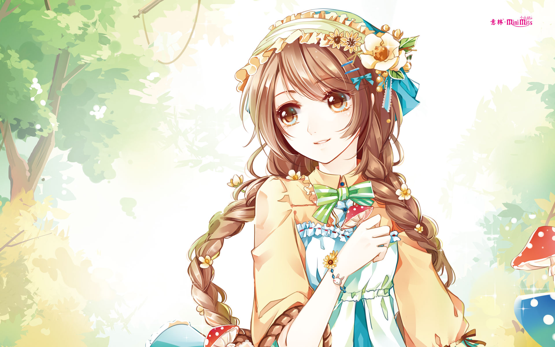 意林小小姐,青春,淑女,文学,高清壁纸,桌面图片-壁纸族