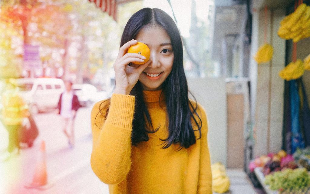 温暖色系胶片风写真