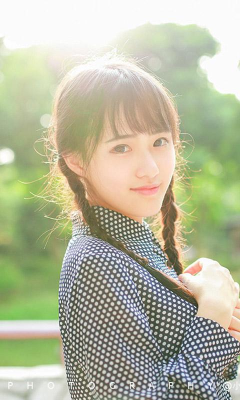 森系美女室外写真