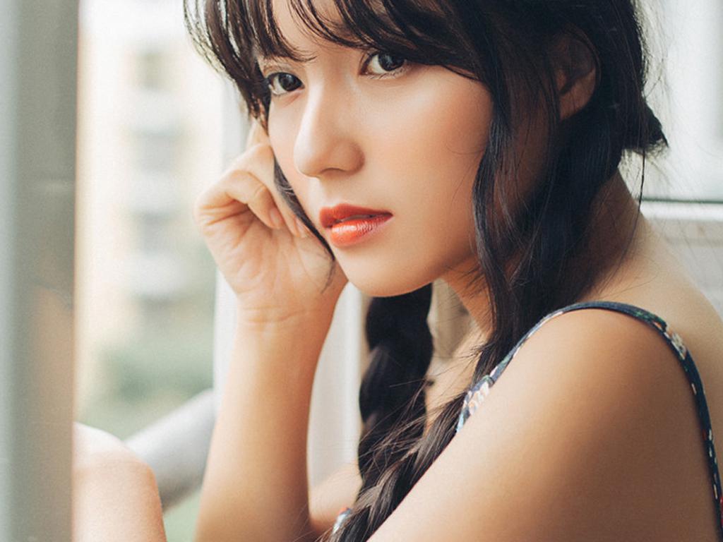 轻文艺美女家居室内写真