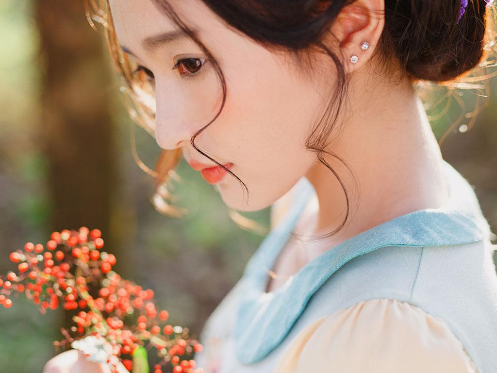 清纯女孩唯美室外写真