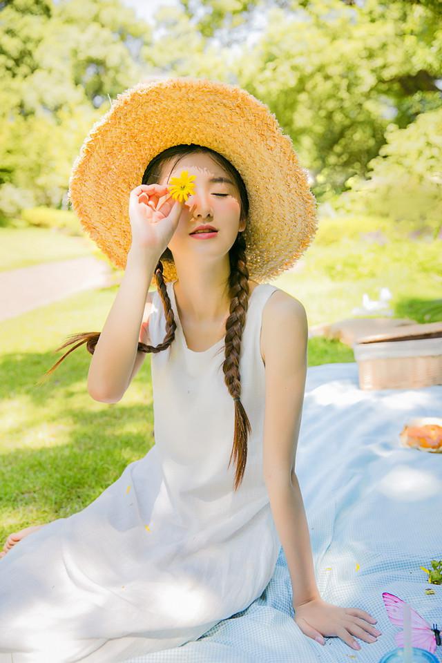 小清新唯美少女元气写真