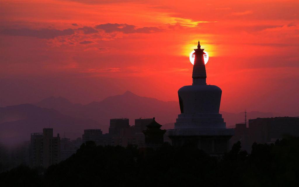 ​日出日落唯美风景