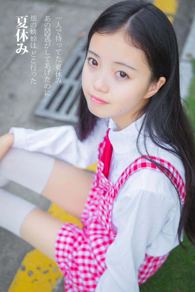 治愈系少女夏日你好写真