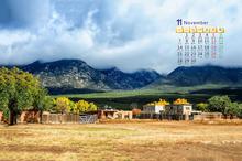 2016年11月小清新日历