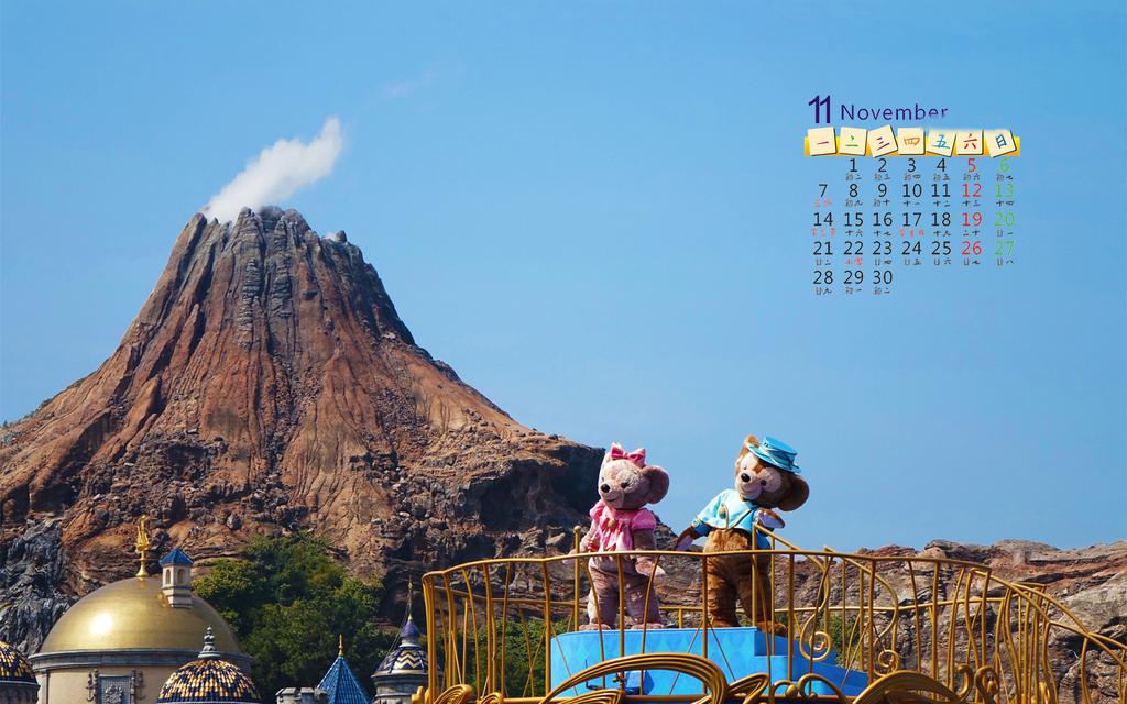 2016年11月小清新日历