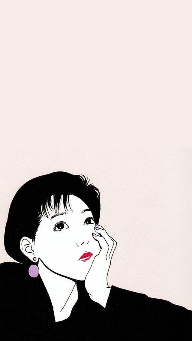 文艺控卡通少女