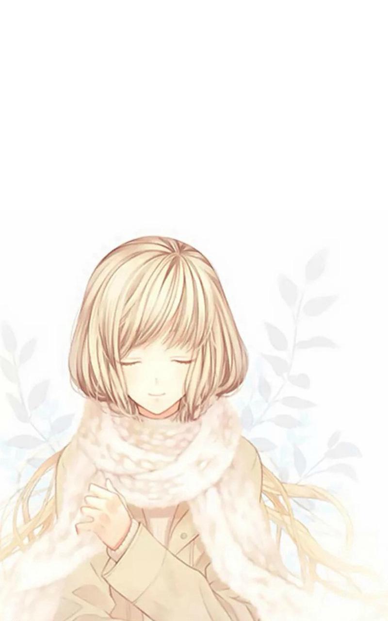 唯美少女小清新插画