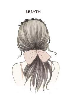 唯美少女小清新插画-3