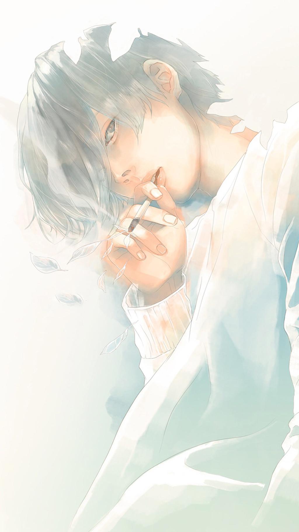 手绘唯美清新人物