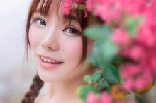 大眼美女双马尾辫写真