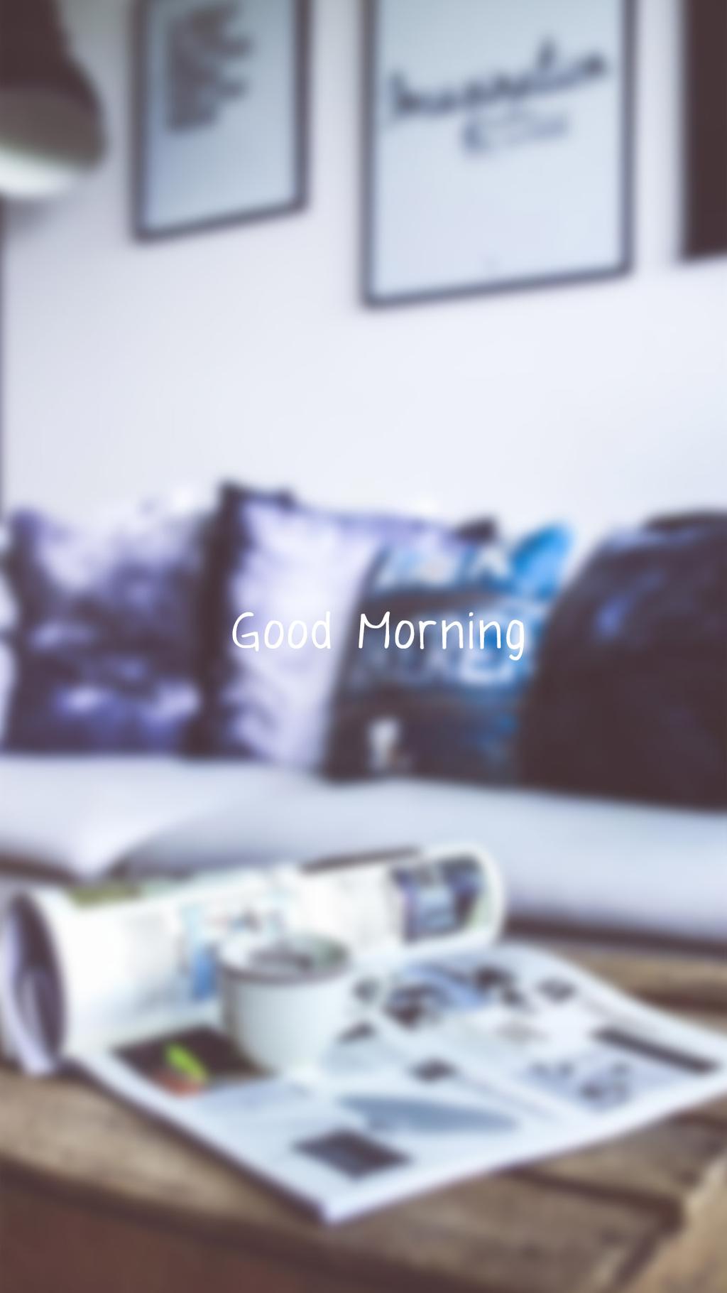 唯美早上好英文图片