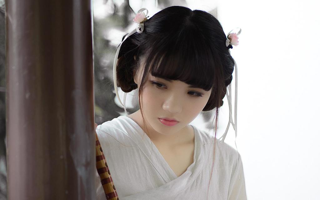 可爱汉服小美女