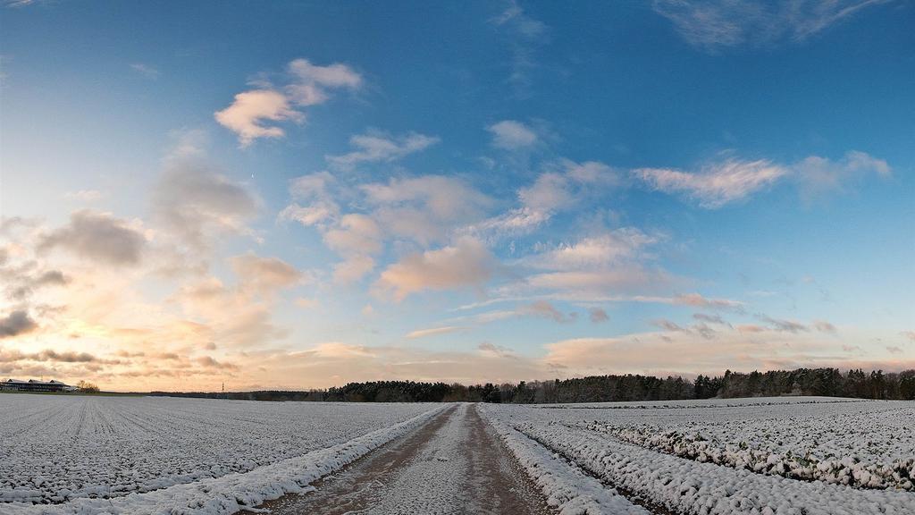 小寒节气唯美景色