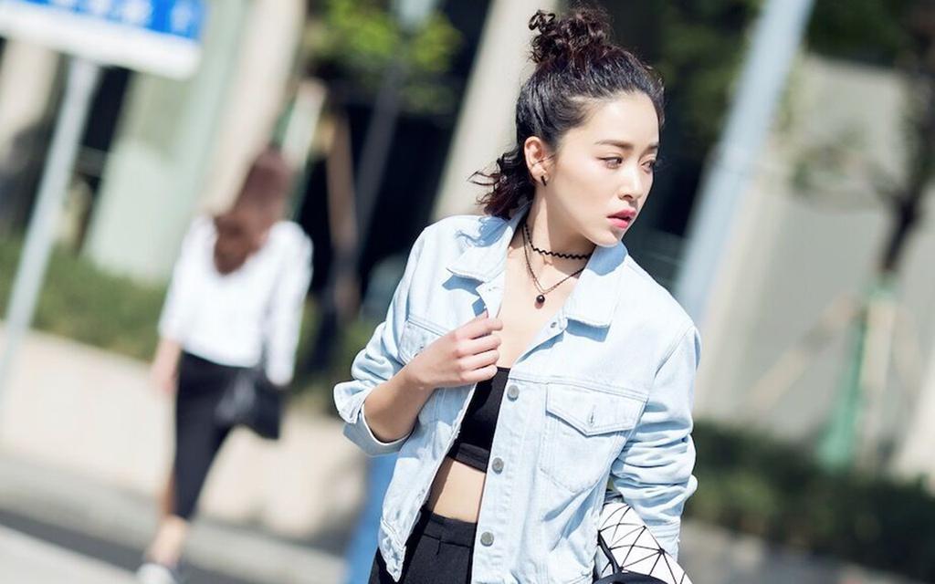 阚清子时尚街拍