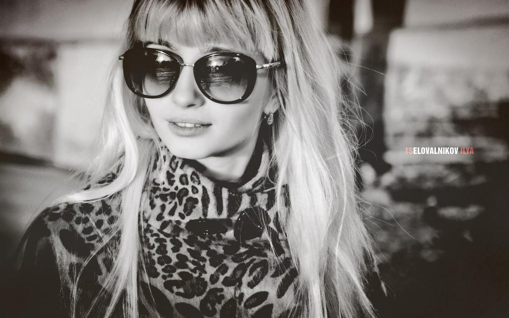 欧美美女黑白复古风