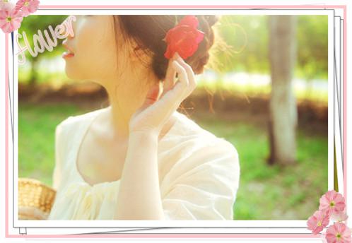 青春里的优雅女子