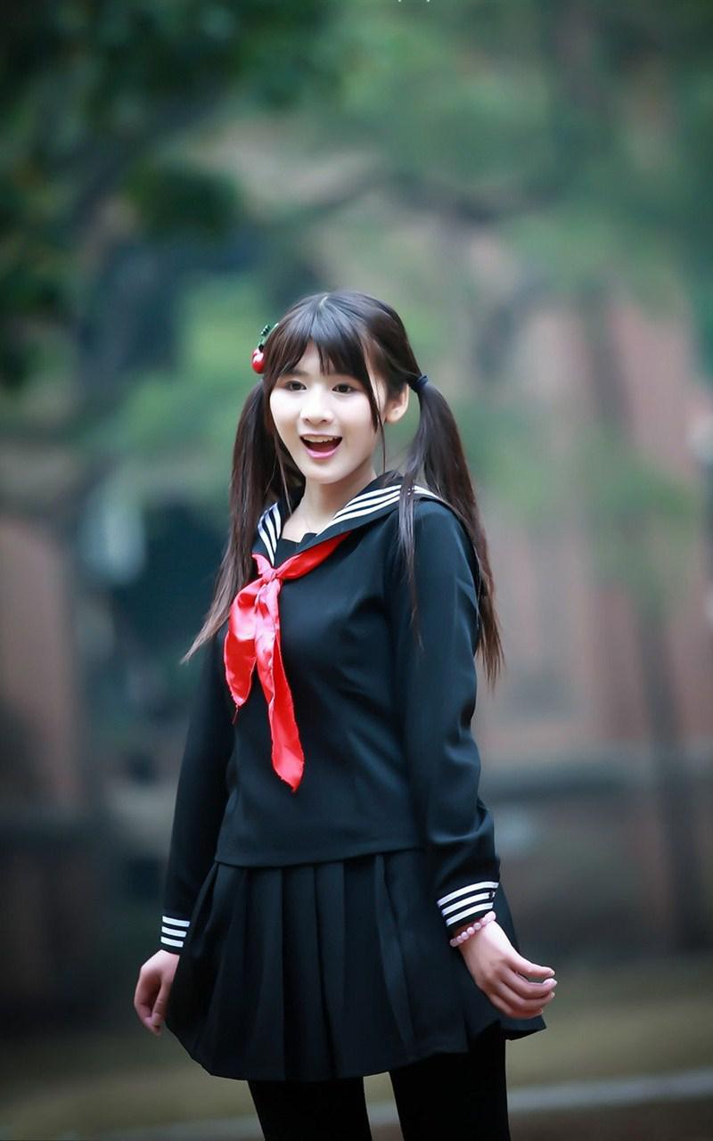 清纯学生制服美女