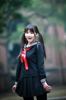 清纯学生制服美女