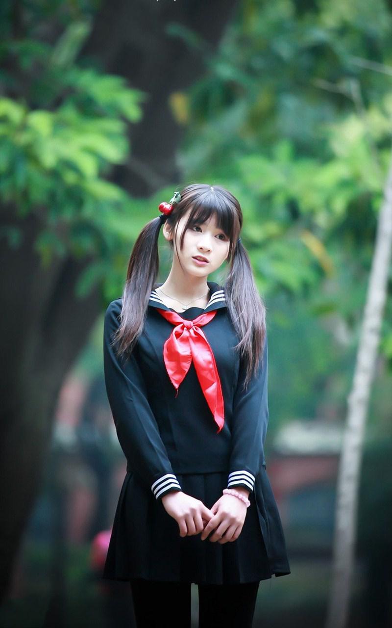 清纯学生制服美女