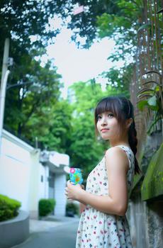 清纯绿色养眼美女-5