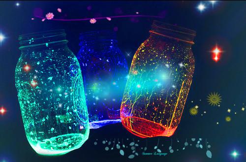 耀眼瓶子的梦幻美